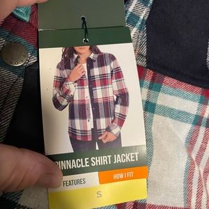 Women’s Orvis brand flannel plaid shirt